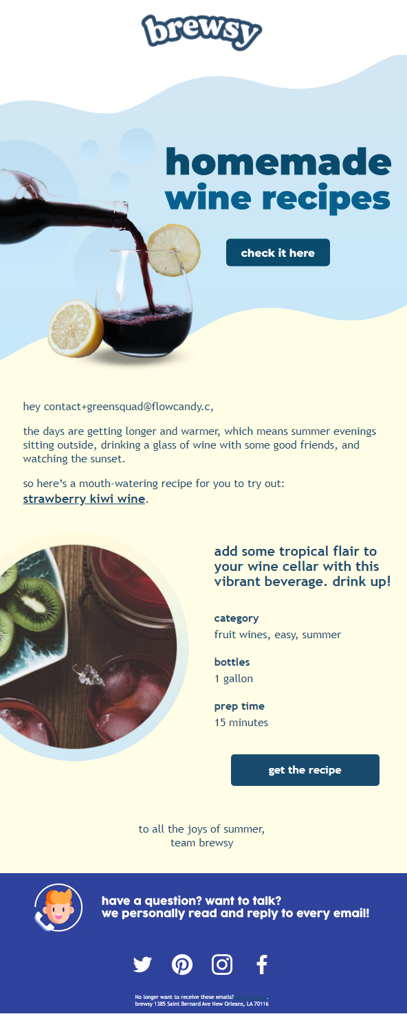 Recipe of the Week Campaign